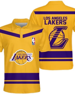 Basketball Team Polo Shirt NBA 2025 For Fan Basketball Team HVN1055LAL060725POS