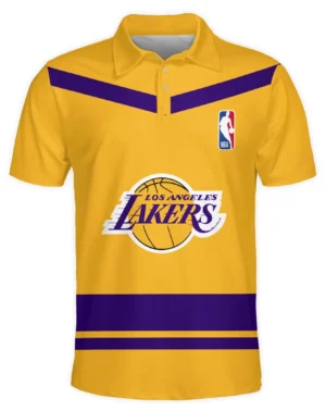 Basketball Team Polo Shirt NBA 2025 For Fan Basketball Team HVN1055LAL060725POS