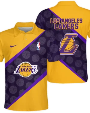 Basketball Team Polo Shirt NBA 2025 For Fan Basketball Team HVN1062LAL061225POS