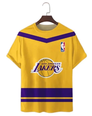 Basketball Team T-Shirt NBA 2025 For Fan Basketball Team HVN1055LAL060725TS3D