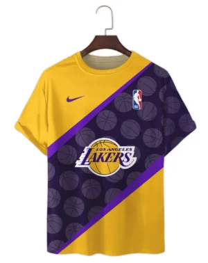Basketball Team T-Shirt NBA 2025 For Fan Basketball Team HVN1062LAL061225TS3D