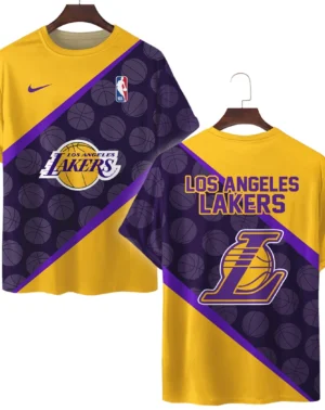 Basketball Team T-Shirt NBA 2025 For Fan Basketball Team HVN1062LAL061225TS3D