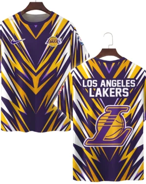 Basketball Team T-Shirt NBA 2025 For Fan Basketball Team HVN1063LAL061225TS3D
