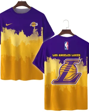 Basketball Team T-Shirt NBA 2025 For Fan Basketball Team HVN1094LAL062625TS3D