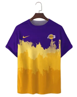 Basketball Team T-Shirt NBA 2025 For Fan Basketball Team HVN1094LAL062625TS3D