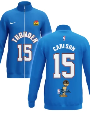 Branden Carlson  Stand Collar Jacket NBA 2025 For Fan Branden Carlson  HVN1087BC062325SCJ