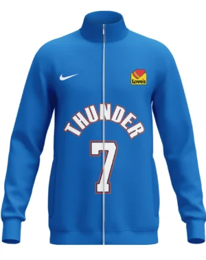 Chet Holmgren Stand Collar Jacket NBA 2025 For Fan Chet Holmgren HVN1087CH062325SCJ