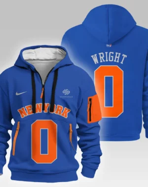 Delon Wright Basketball Hoodie Half Zipper NBA 2025 For Fan Delon Wright HVN1026NKDW052825HODZ