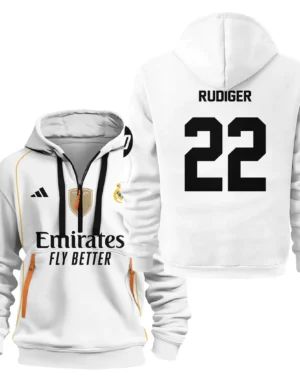 Fans Gift Sport Hoodie Half Zipper For Fan Football HVN1100AR070125HODZ
