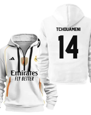 Fans Gift Sport Hoodie Half Zipper For Fan Football HVN1100AT070125HODZ