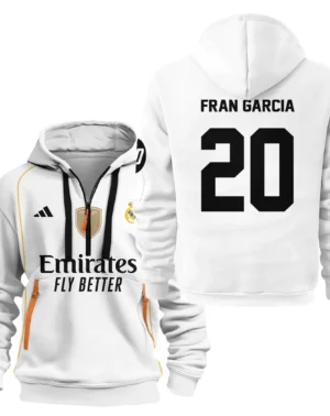 Fans Gift Sport Hoodie Half Zipper For Fan Football HVN1100FG070125HODZ