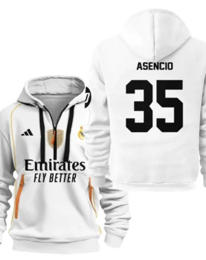 Fans Gift Sport Hoodie Half Zipper For Fan Football HVN1100MA070125HODZ