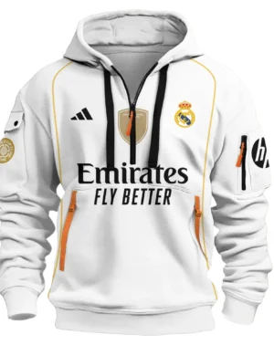 Fans Gift Sport Hoodie Half Zipper For Fan Football HVN1100TAA070125HODZ