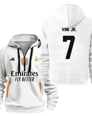 Fans Gift Sport Hoodie Half Zipper For Fan Football HVN1100VJ070125HODZ