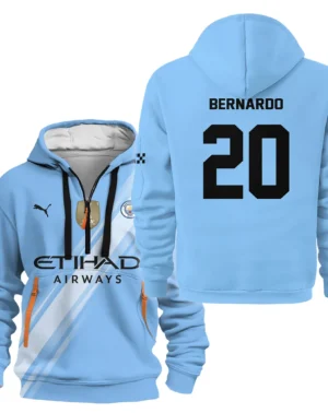 Fans Gift Sport Hoodie Half Zipper For Fan Football HVN1102BS070125HODZ