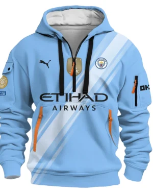 Fans Gift Sport Hoodie Half Zipper For Fan Football HVN1102BS070125HODZ