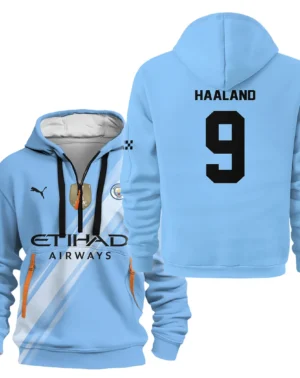 Fans Gift Sport Hoodie Half Zipper For Fan Football HVN1102EH070125HODZ