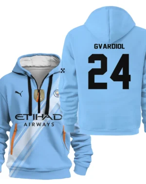 Fans Gift Sport Hoodie Half Zipper For Fan Football HVN1102JG070125HODZ