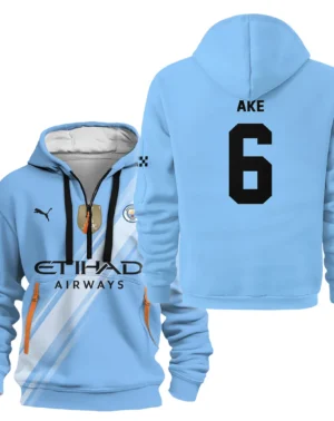 Fans Gift Sport Hoodie Half Zipper For Fan Football HVN1102NA070125HODZ