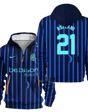Fans Gift Sport Hoodie Half Zipper For Fan Football HVN1104KA070225HODZ