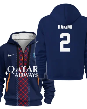 Fans Gift Sport Hoodie Half Zipper For Fan Football HVN1105AH070225HODZ