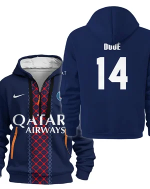 Fans Gift Sport Hoodie Half Zipper For Fan Football HVN1105DD070225HODZ
