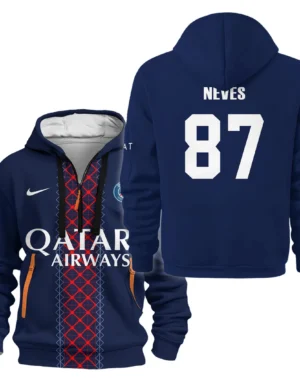 Fans Gift Sport Hoodie Half Zipper For Fan Football HVN1105JN070225HODZ
