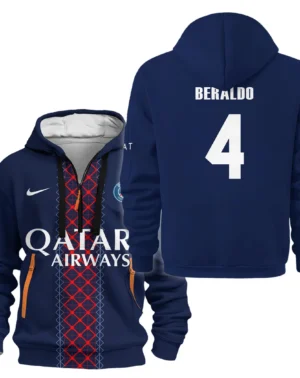 Fans Gift Sport Hoodie Half Zipper For Fan Football HVN1105LB070225HODZ