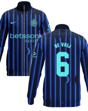 Fans Gift Sport Stand Collar Jacket  For Fan Football HVN1104SV070225SCJ