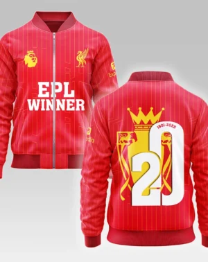 Football Bomber Jacket Premier League 2025 For Fan Football HVN1023EPLCHAMP052725BOB