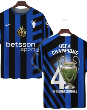 Football Club T-Shirt UEFA Champion League 2025 For Fan Football Club HVN1034INTR053125TS3D