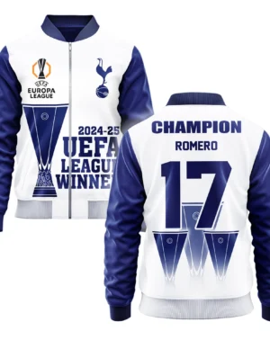 Football Football Bomber Jacket  UEFA League Cup 2025 For Fan Football HVN1017CR052425