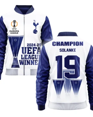 Football Football Bomber Jacket  UEFA League Cup 2025 For Fan Football HVN1017DL052425