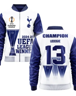 Football Football Bomber Jacket  UEFA League Cup 2025 For Fan Football HVN1017DU052425
