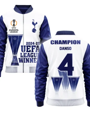 Football Football Bomber Jacket  UEFA League Cup 2025 For Fan Football HVN1017KD052425