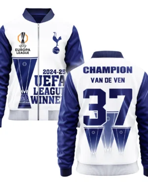 Football Football Bomber Jacket  UEFA League Cup 2025 For Fan Football HVN1017MV052425