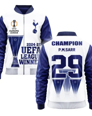 Football Football Bomber Jacket  UEFA League Cup 2025 For Fan Football HVN1017PMS052425