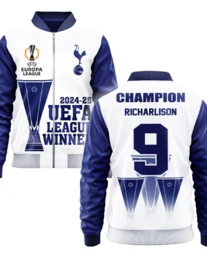 Football Football Bomber Jacket  UEFA League Cup 2025 For Fan Football HVN1017RI052425