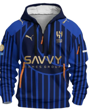 Football Hoodie Half Zipper Club WC 2025 For Fan Football HVN1059AL061425HODZ