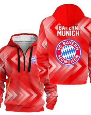 Football Hoodie Half Zipper Club WC 2025 For Fan Football HVN1064BM061425HODZ