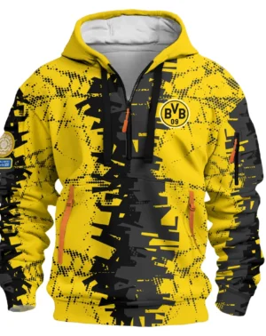 Football Hoodie Half Zipper Club WC 2025 For Fan Football HVN1082BD062125HODZ