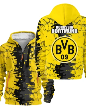 Football Hoodie Half Zipper Club WC 2025 For Fan Football HVN1082BD062125HODZ