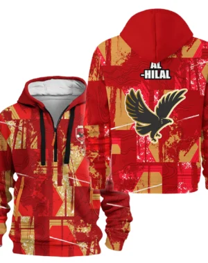 Football Hoodie Half Zipper Club WC 2025 For Fan Football HVN1083AA062325HODZ