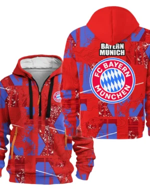 Football Hoodie Half Zipper Club WC 2025 For Fan Football HVN1083BM062325HODZ
