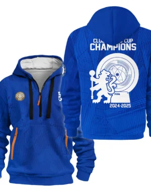 Football Hoodie Half Zipper Club World Cup 2025 Champions For Fan Football HVN11261126071425HODZ