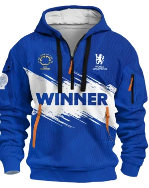 Football Hoodie Half Zipper Club World Cup 2025 Champions For Fan Football HVN11271127071425HODZ