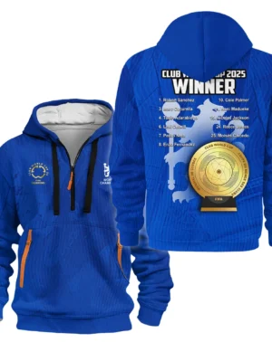 Football Hoodie Half Zipper Club World Cup 2025 Champions For Fan Football HVN11281128071425HODZ