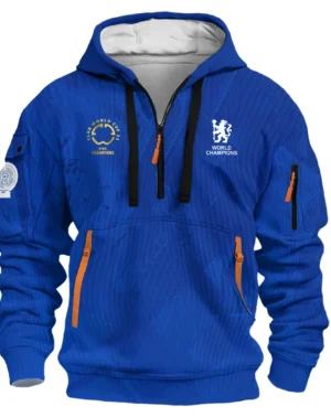 Football Hoodie Half Zipper Club World Cup 2025 Champions For Fan Football HVN11281128071425HODZ