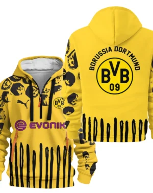 Football Hoodie Half Zipper Club World Cup 2025 For Fan Football HVN1099BD070125HODZ
