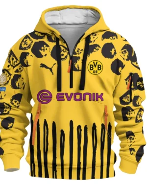 Football Hoodie Half Zipper Club World Cup 2025 For Fan Football HVN1099BD070125HODZ